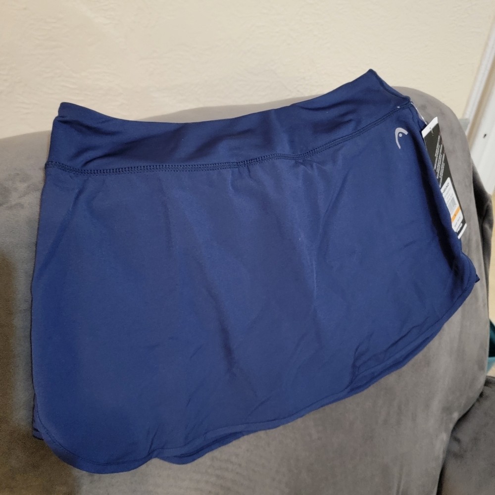 Head spike tennis skort skirt medium blue